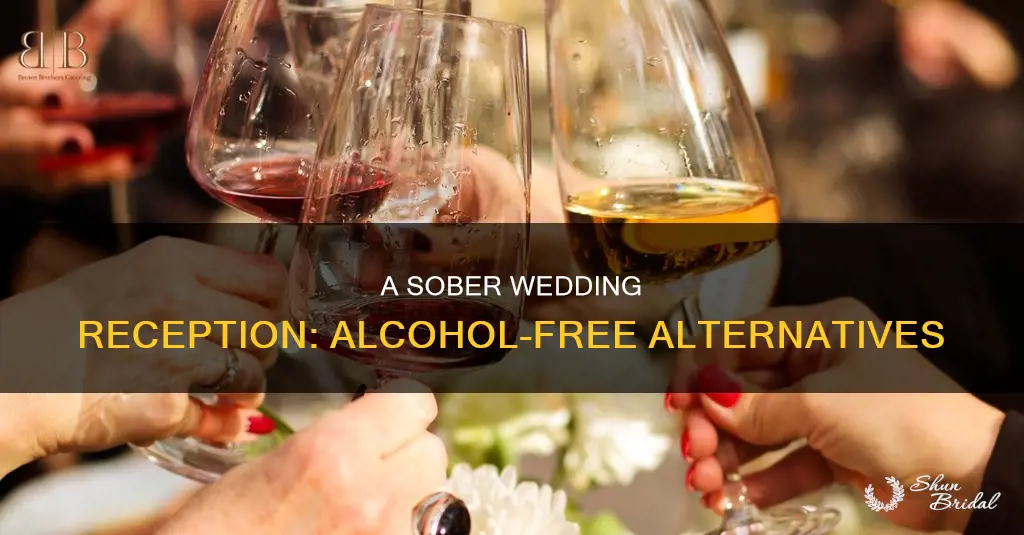 how to word beer and wine free for wedding reception