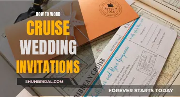 Wording Tips for Your Cruise Wedding Invitations