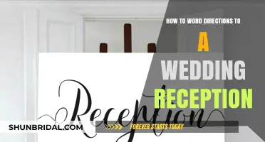 Guide Your Guests: Crafting Clear Wedding Reception Directions