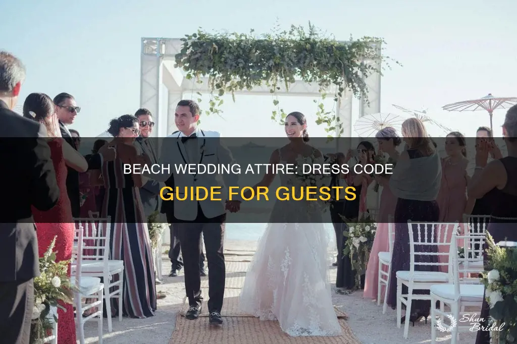 how to word dress code for beach wedding