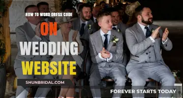 Guide to Sharing Wedding Attire Details with Guests