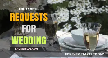 Tactful Tips for Wording Wedding Gift Requests with Grace and Etiquette