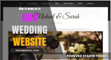 Elegant Phrasing: Guiding Guests to Your Wedding Website with Style