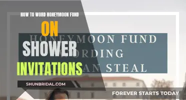 Honeymoon Fund: A Shower Invitation Guide