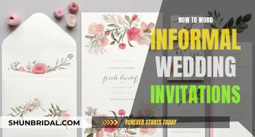 Crafting Fun Wedding Invites: Informal Wording Ideas