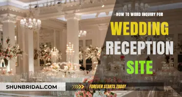 Inquiring About Your Dream Wedding Venue