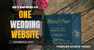 Crafting Wedding Website Wording for Plus-One Invites