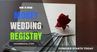 Asking for Money as a Wedding Gift
