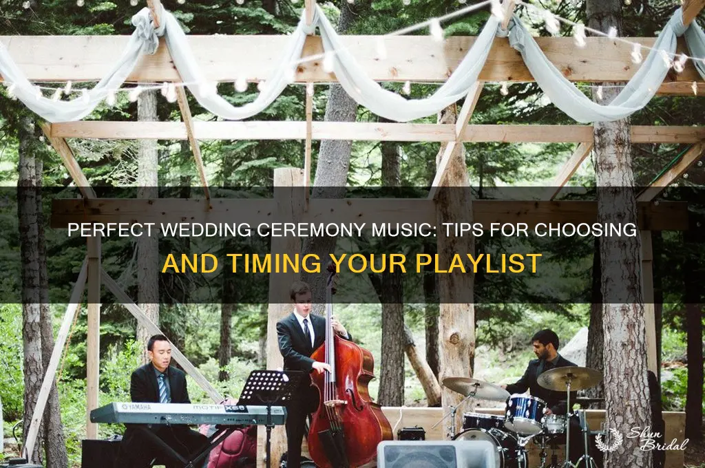 how to word music during a wedding ceremony