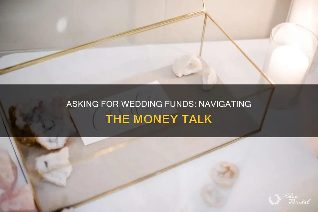 how to word needing money for wedding