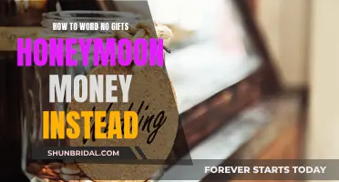 Asking for Honeymoon Fund: Wording Etiquette for Gracious Guests