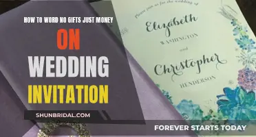 Wedding Invitation Etiquette: Gifts or Money?