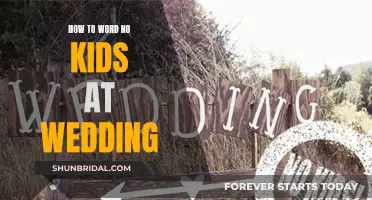 Conveying a Child-Free Wedding Wish: Etiquette and Wording