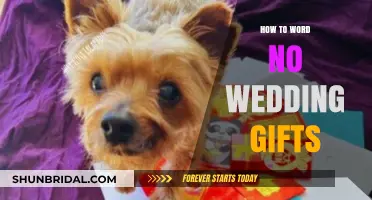 Graciously Declaring 'No Gifts': Crafting the Perfect Wedding Message