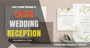 Announcing Your Wedding Reception: Etiquette and Wording