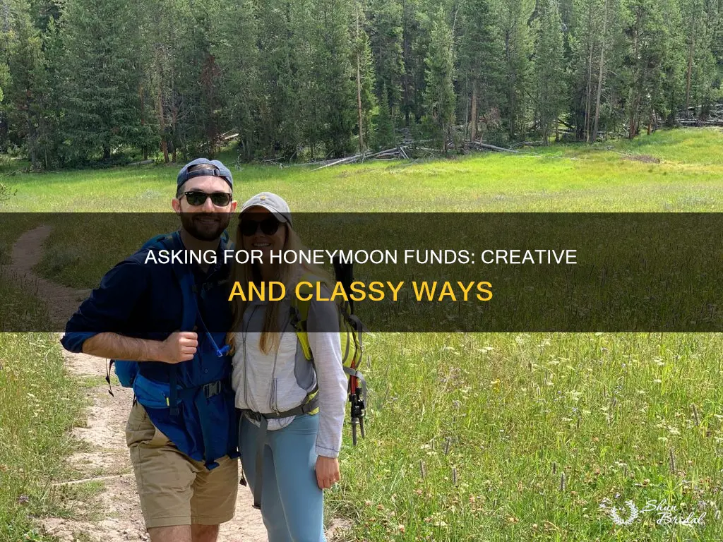 how to word request for honeymoon money