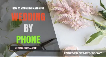 Crafting Perfect Phone RSVP Wording for Your Wedding Invitations