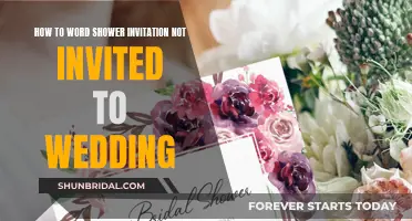 Shower Invitation Etiquette for Non-Wedding Guests