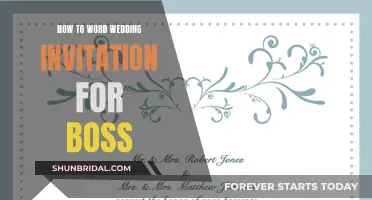 Guide to Crafting Wedding Invites for Your Boss