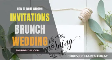 Crafting Wedding Brunch Invites: Tips for the Perfect Words