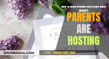 Wording Wedding Invites: When Groom's Parents Host