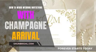 Announcing Your Wedding: Champagne Arrival Edition