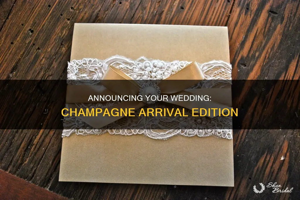 how to word wedding invitations with champagne arrival