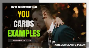 Crafting Heartfelt Wedding Thank You Cards: Examples and Tips