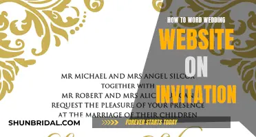 Wording Wedding Website Invites: A Guide to Etiquette