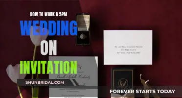 Planning a 5 pm Wedding: The Invitation Wording Guide