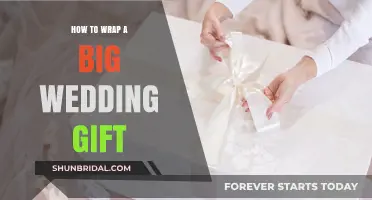 Creative Ways to Wrap Oversized Wedding Gifts with Style and Ease