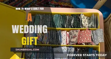 Elegant Quilt Wrapping Ideas for the Perfect Wedding Gift