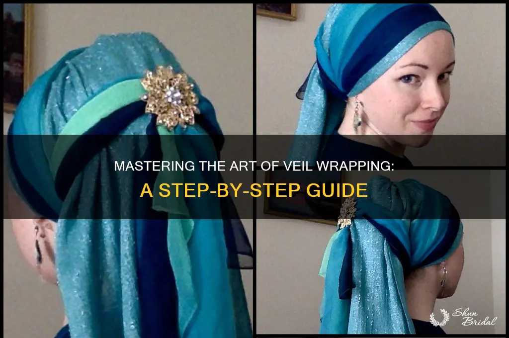 how to wrap a veil