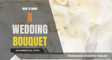 The Art of Wrapping a Wedding Bouquet
