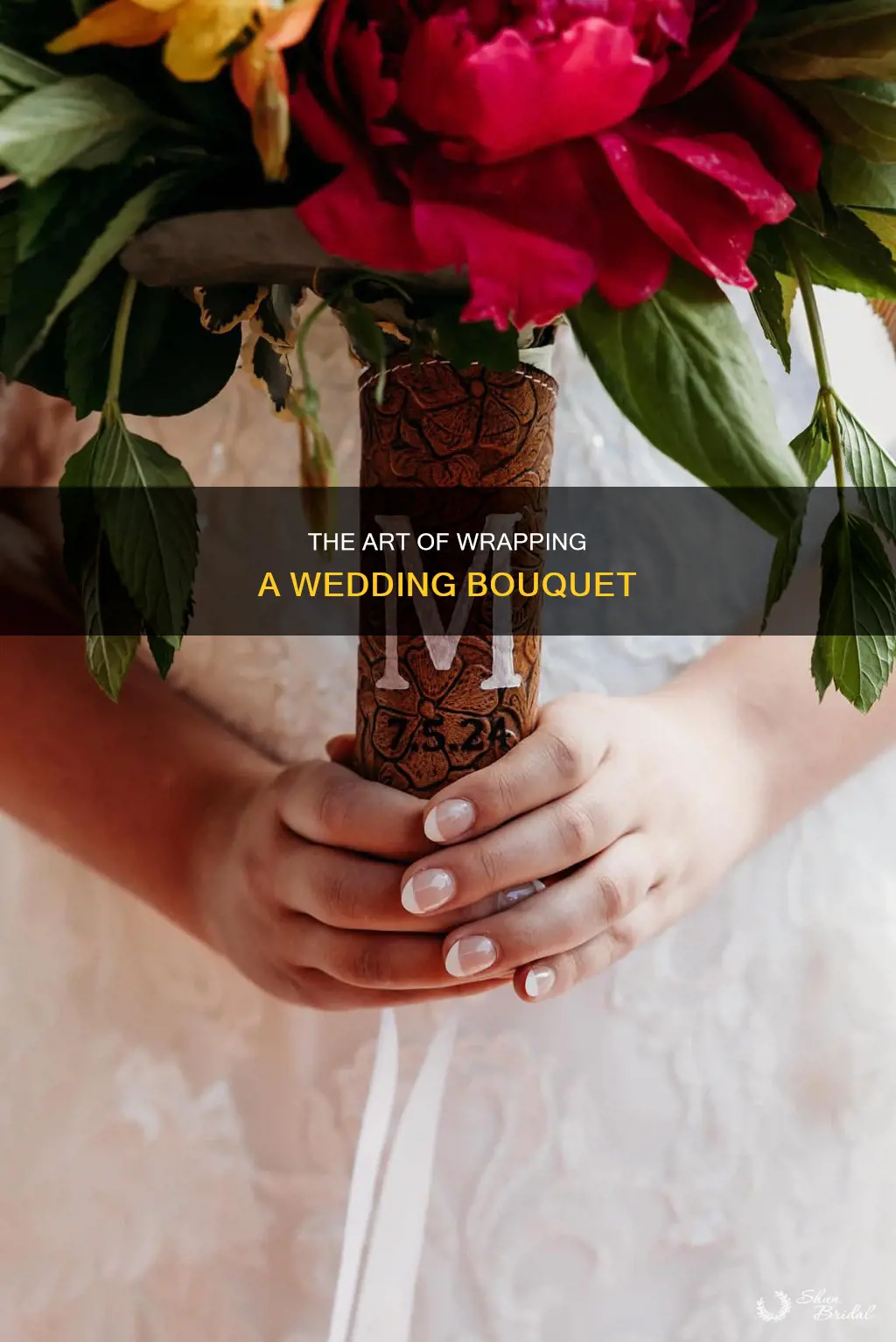 how to wrap a wedding bouquet