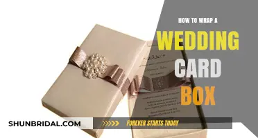 Elegant Wedding Card Box Wrapping Ideas for Your Special Day