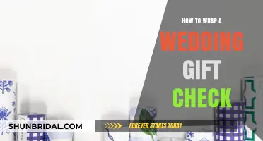 Elegant Ways to Wrap a Wedding Gift Check with Style