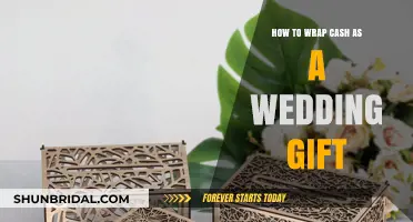 Creative Cash Gift Wrapping Ideas for Wedding Presents