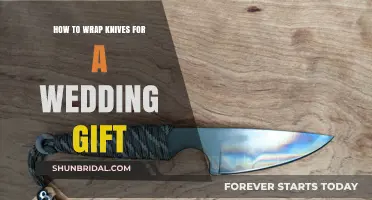 Elegant Knife Wrapping Ideas for Your Perfect Wedding Gift