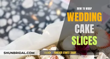 Creative Ways to Wrap Wedding Cake Slices