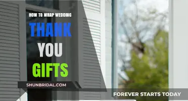 Creative Ways to Wrap Wedding Thank You Gifts with Style