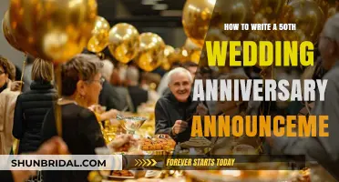 Celebrating 50 Years: Crafting the Perfect Golden Anniversary Announcement