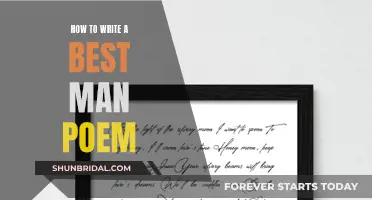 Crafting the Perfect Best Man Poem: A Guide