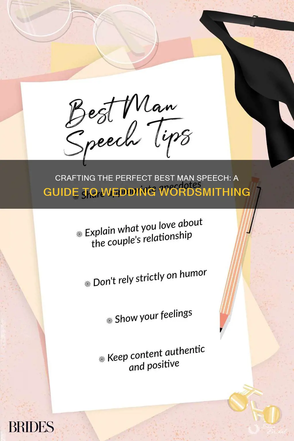 how to write a best man speech for a wedding