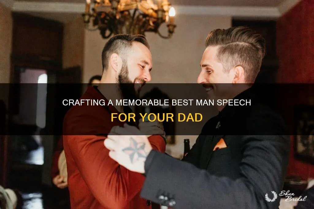 how to write a best man speech for dad