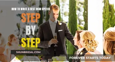 Crafting the Best Man Speech: A Step-by-Step Guide