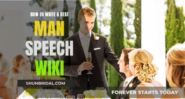 Best Man Speech: Wiki-Style Guide for Groomsmen