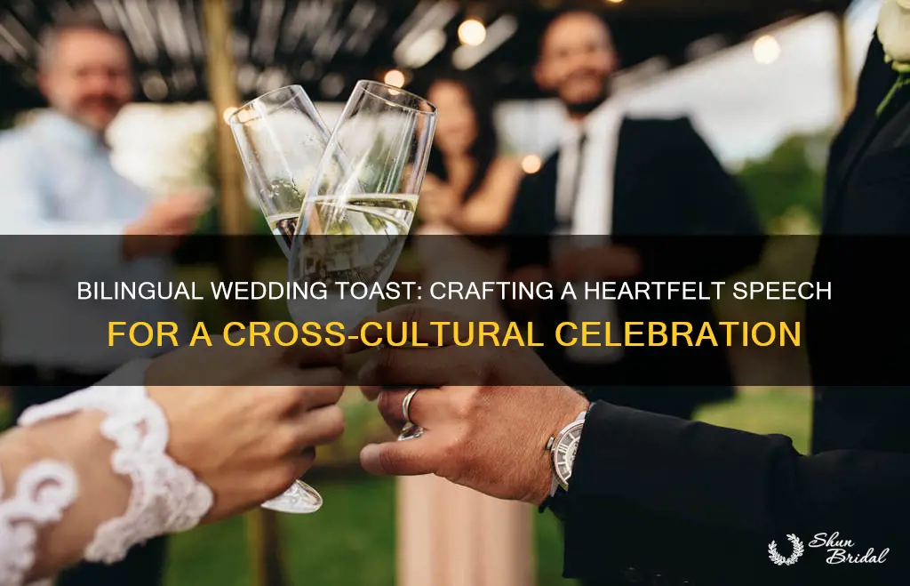 how to write a bilingal wedding toast