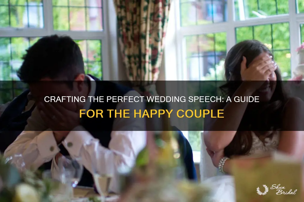 how to write a bride and groom wedding speech