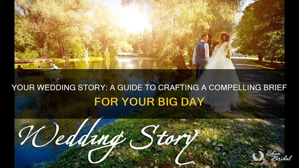 how to write a brief your story on wedding